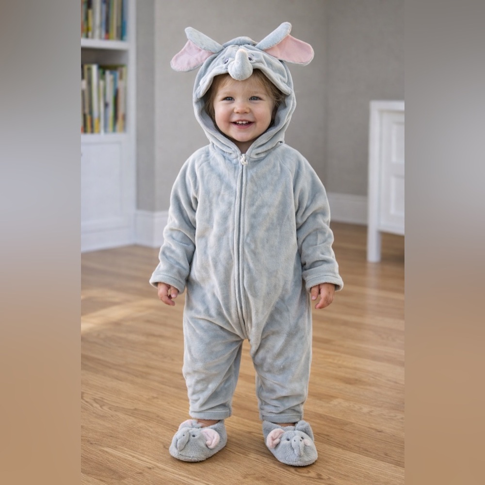 Disney Gray Dumbo the Elephant Kids Costume